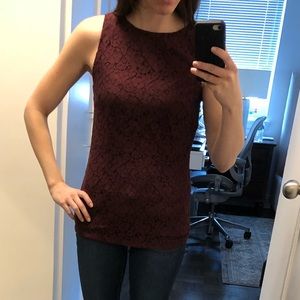 Banana Republic lace tank top. Worn 1 time.
